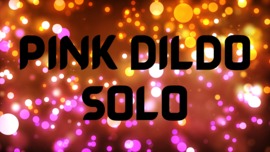 Solo masturbation with pink dildo