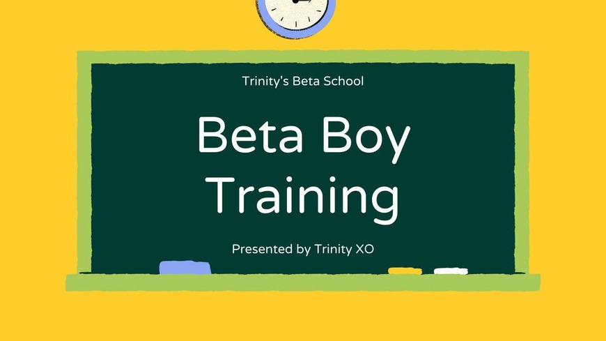 BETA BOY TRAINING  - clip coverforeground