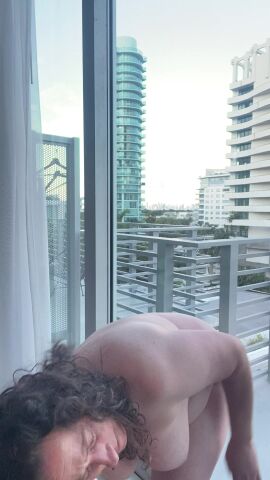 Public Masturbation in Front of Hotel Window  - clip coverforeground