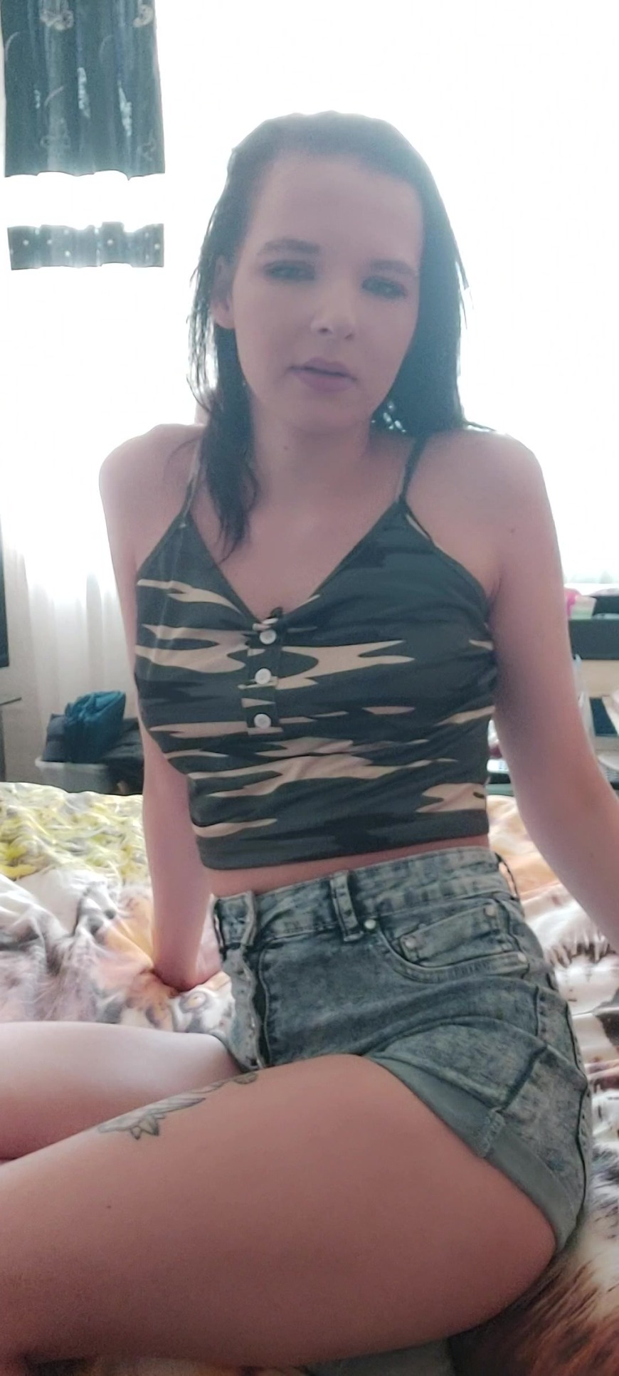 Open your pants and watch as I spoil my pussy 🐱💦 - clip coverforeground