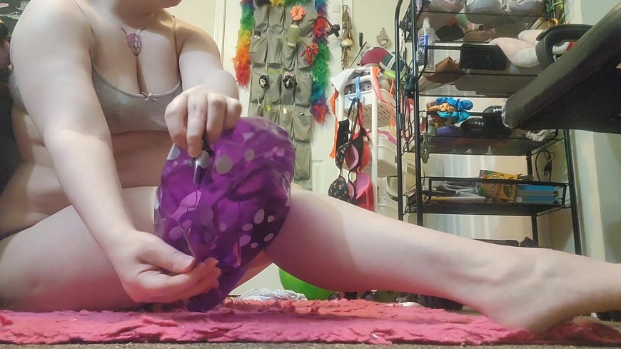 Purple Polkadot (BeachBall) Popped - clip coverforeground
