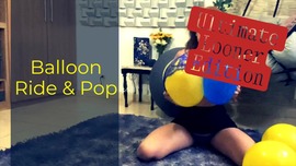 Looner Yellow & Blue Balloons Blow and Pop - 191