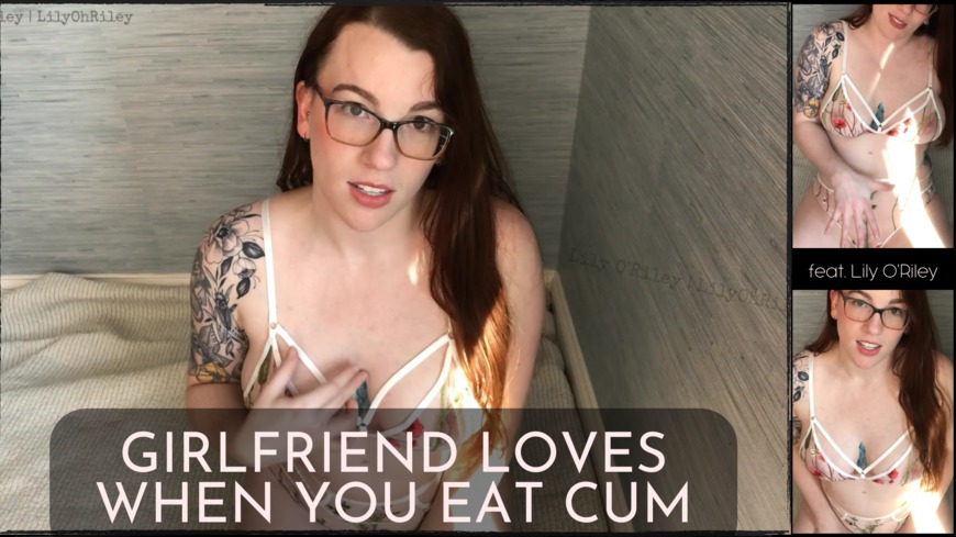 Girlfriend Loves When You Eat Cum JOI - clip cover background
