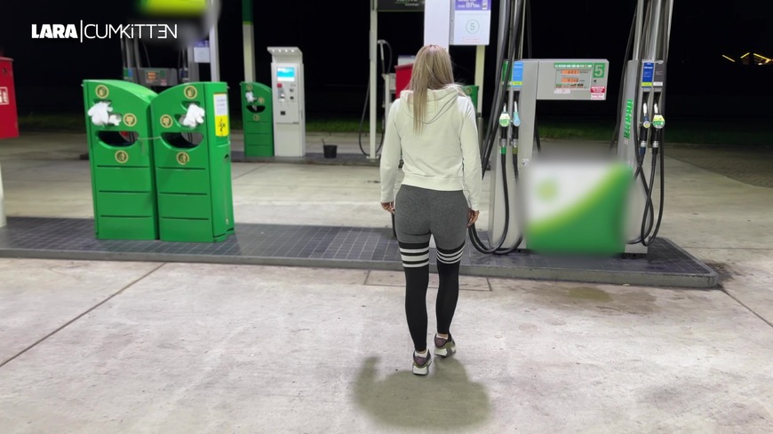 TANK & TEASE | Bold Public Act at the Gas Station - clip coverforeground