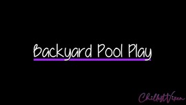 Backyard Pool Play