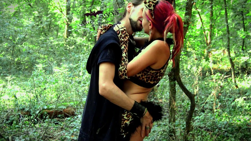 Alice Teen Cat in the Woods Romantic Sex Scene - clip cover-back