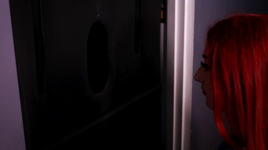 Redhead Nurse Sucks Cock At A Gloryhole - clip coverforeground