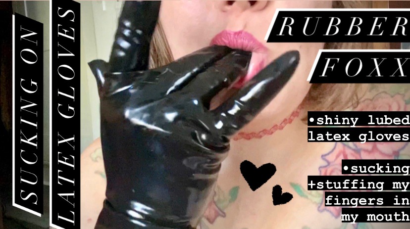 Latex Gloves, Sucking and Stuffing - clip coverforeground