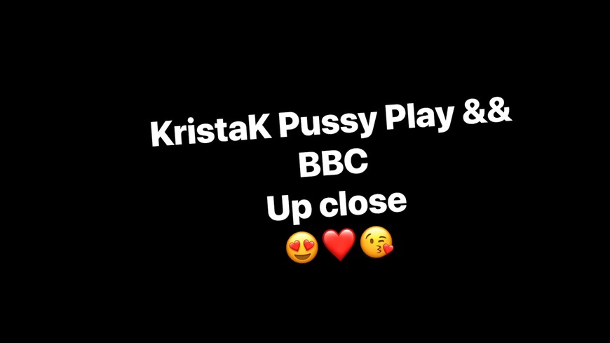 Krista K Pussy Play & Bbc - clip cover-front