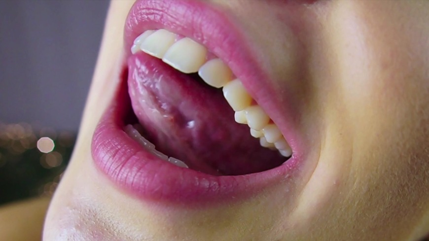 Teeth Fetish video - clip cover background