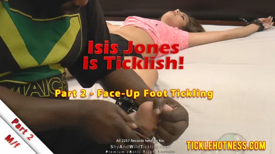 Isis Jones Is Ticklish Part 2 Face-Up Foot Tickling