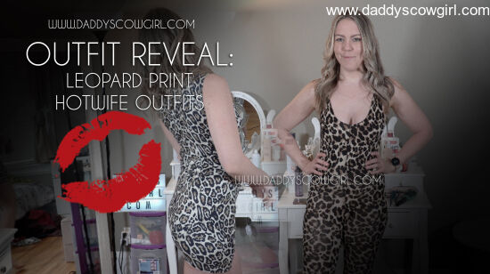 Outfit Reveal: Leopard Print Hotwife Outfits