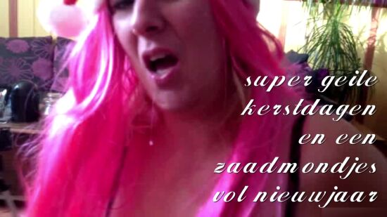 Blowjob Under the Christmas Tree