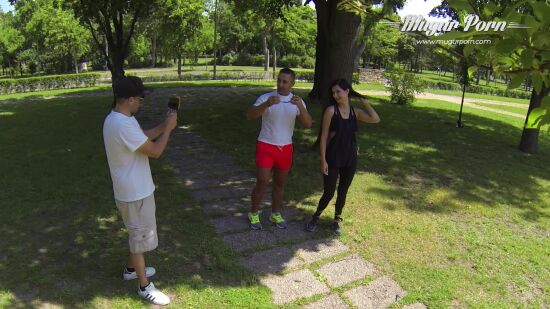 (Video Camera Up) Melody Mae Travet to Budapest with Her Husband