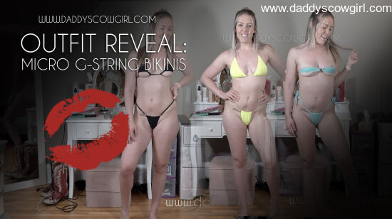 Outfit Reveal: Micro G-String Bikinis