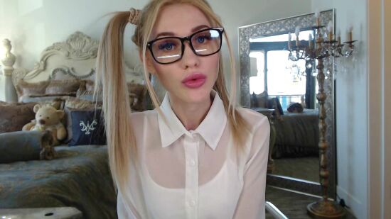 Naughty Schoolgirl - Mouth Fetish and Jerk Off Instruction