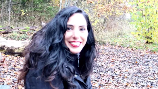 Girl Sucks and Fucks Strangers in Woods
