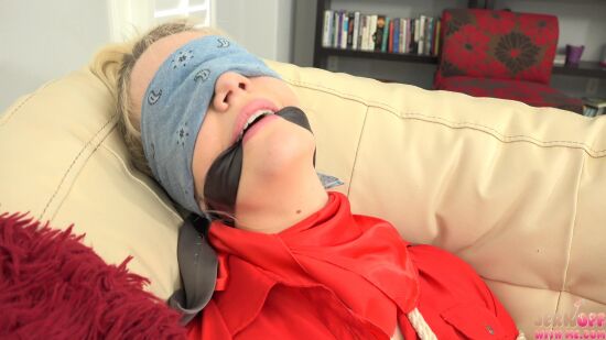 Helpless Kenna James Tied & Groped