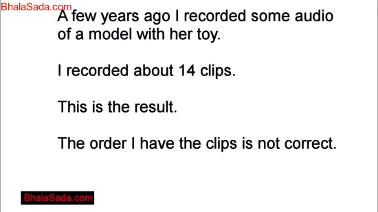 A Babe with Her Toy (Audio Only)