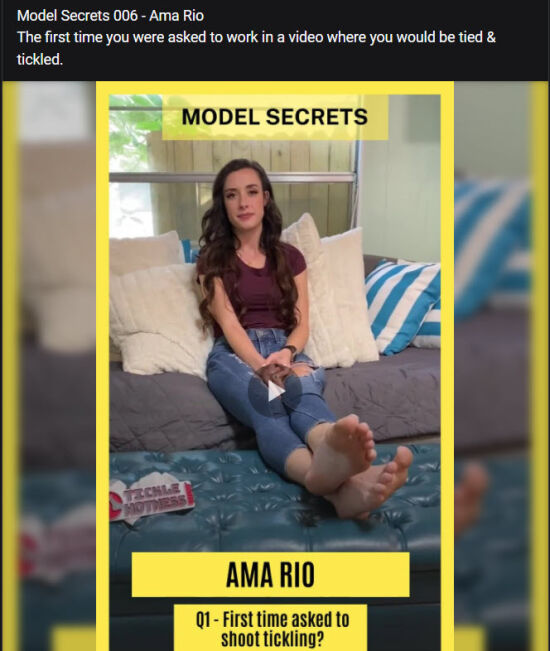 Model Secrets 006 - Ama Rio