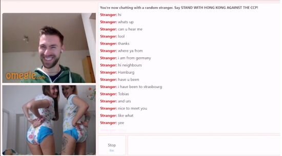 2 Drunks Girl Prank On Omegle