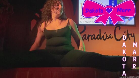 Stretching At The Strip Club