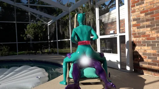 Blindmask Latexsex Outdoors - Pounding The Pink Pussy