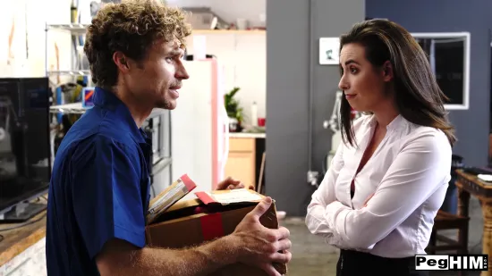 Casey Calvert Catches Michael Sneaking at Work