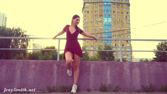 The v Type Red Dress