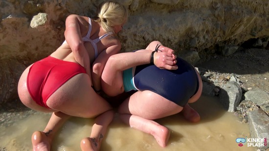 swimsuit bondage escalates to cat fight Sex Movies Featuring