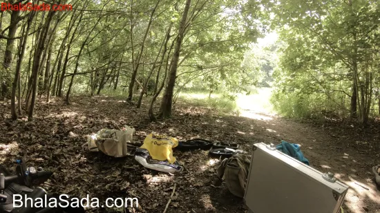 K Chats Nude Outside in the Woods