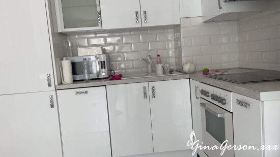 I Cleaning Kitchen Naked