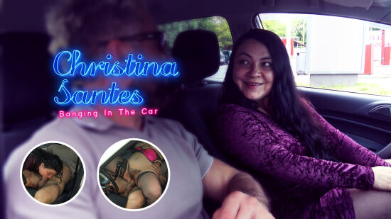 Behind The Scenes Of Hairy Christina Santes Banging In The Car