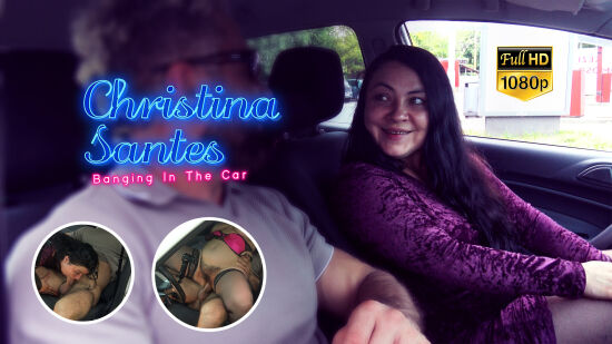 Hairy Christina Santes Banging In The Car (1080)
