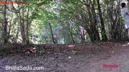 K Chats Nude Outside in the Woods