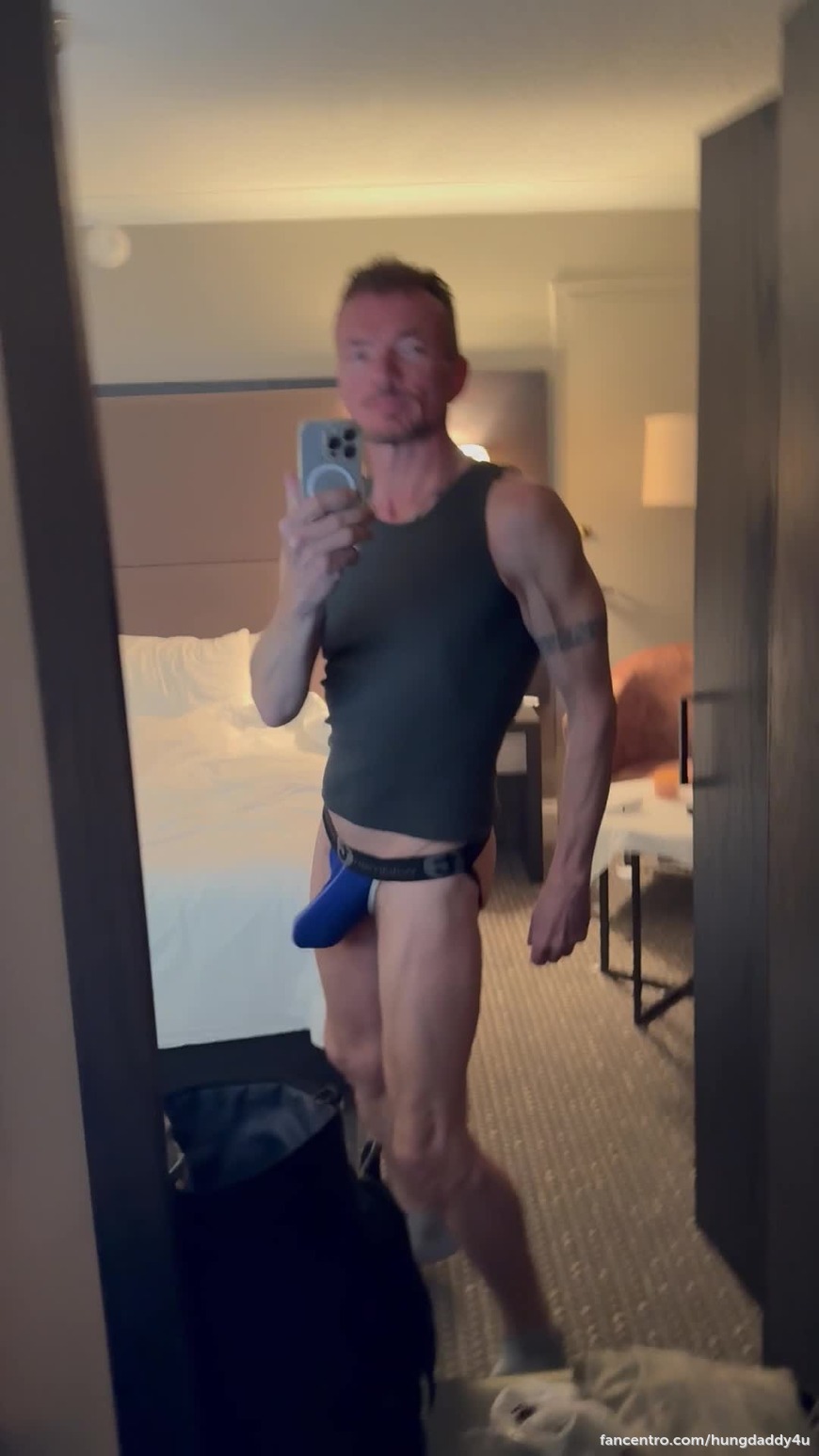 Imagine how this swings around when free?  🍆 1foreground