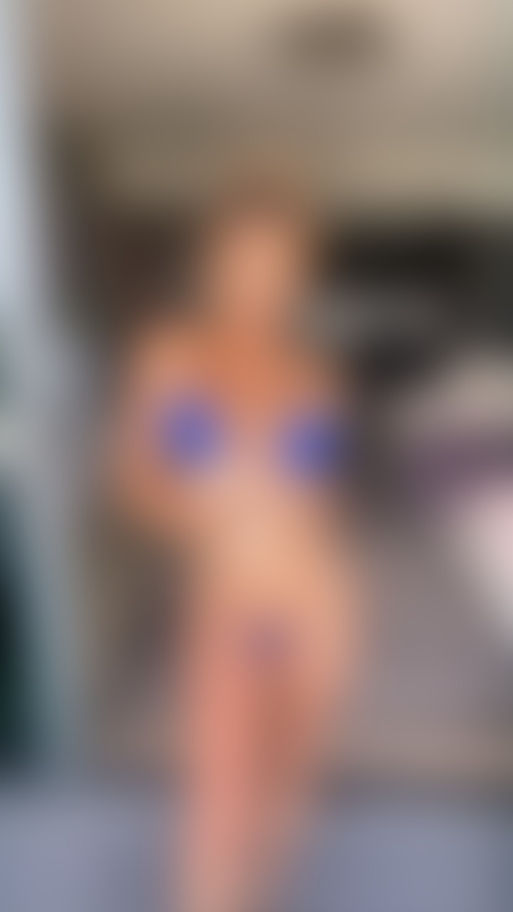 Itty bitty blue bikini - post hidden image