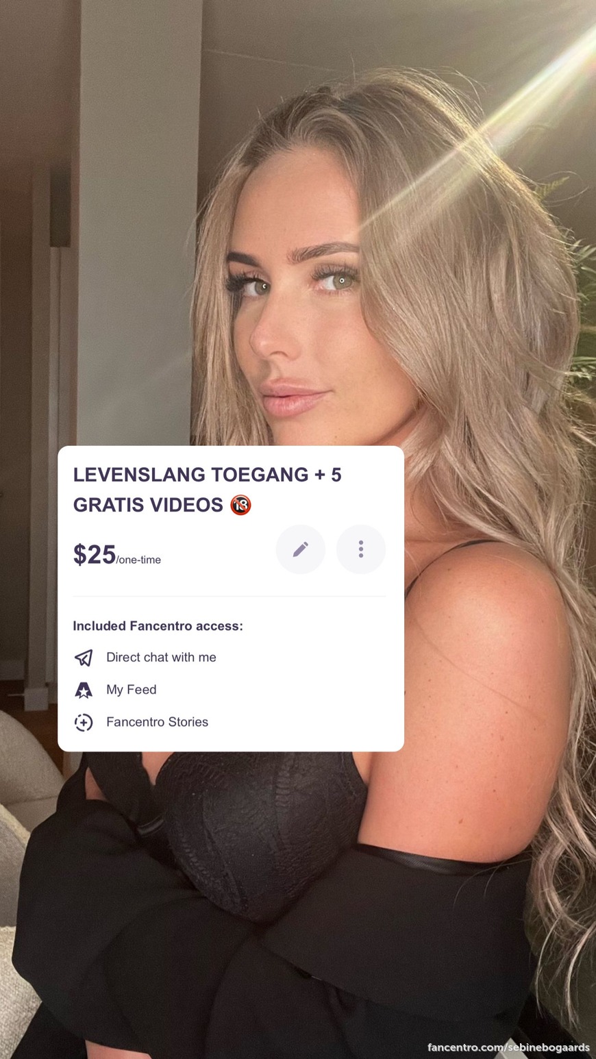 LEVENSLANG toegang   5 GRATIS video’s. 🔞👇🏼 1