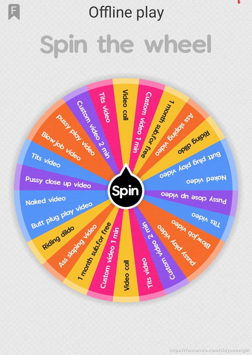 🎁 Spin the Wheel 🛞 game 🎁. Try your Luck 🍀 Hot gifts for you 😍 I believe in you my dear! 💕