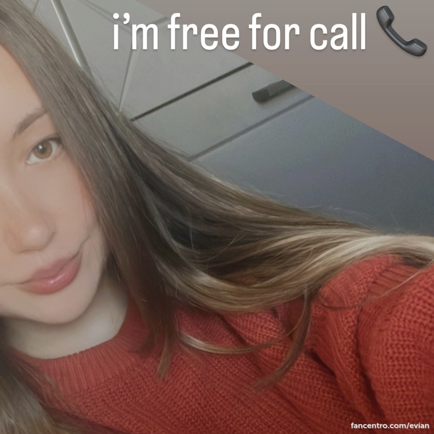 i’m free for  call 📞 1