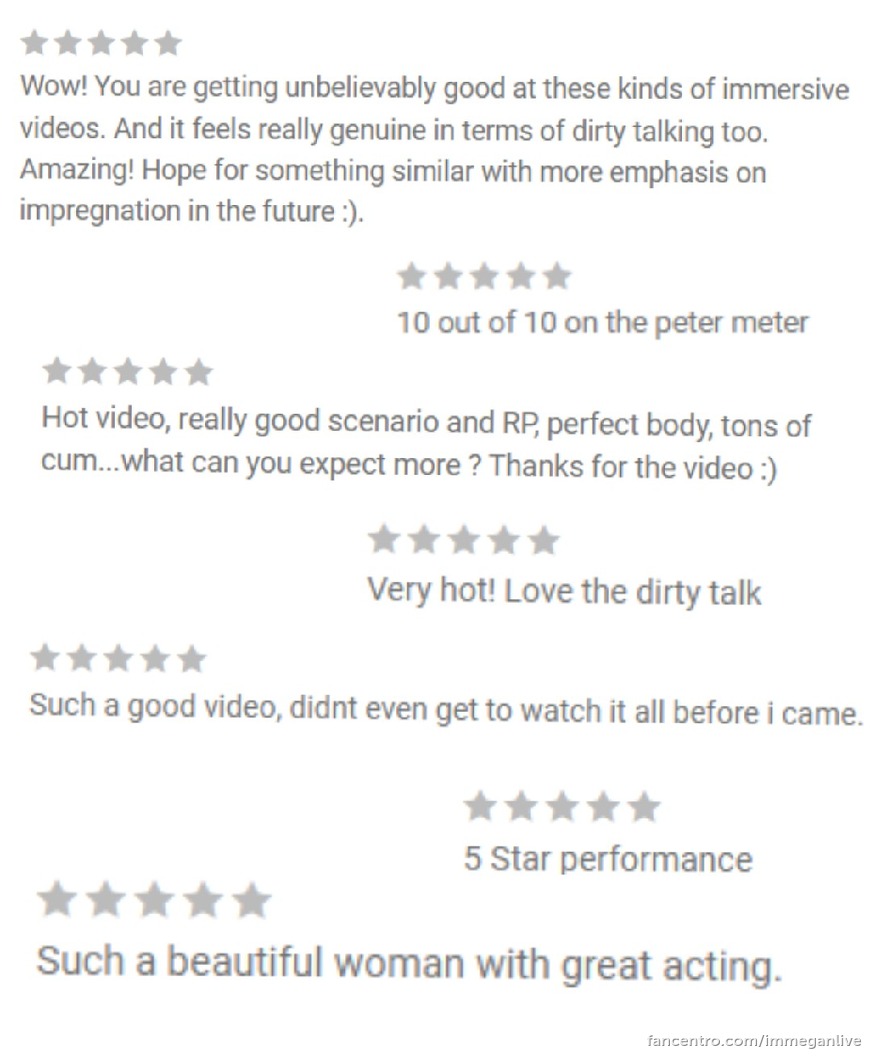 Some of your reviews after watching the exclusive videos 💦 1