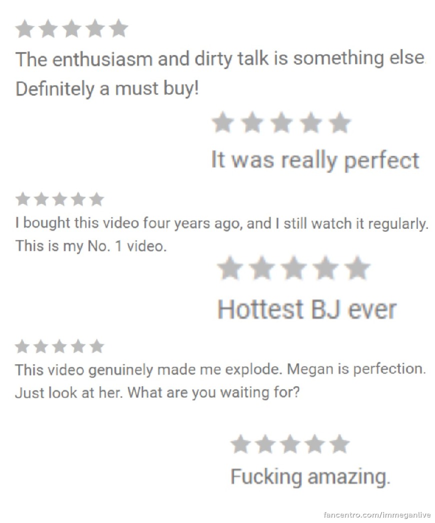 Some of your reviews after watching the exclusive videos 💦 1