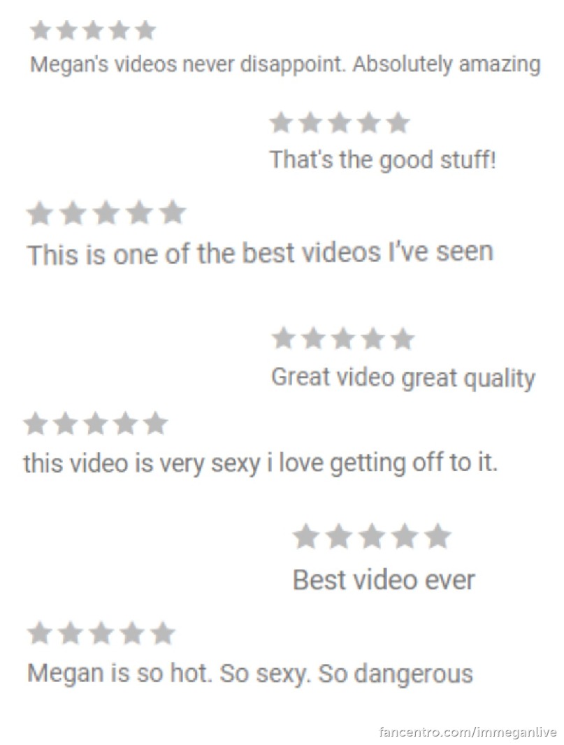 Some of your reviews after watching the exclusive videos 💦 1