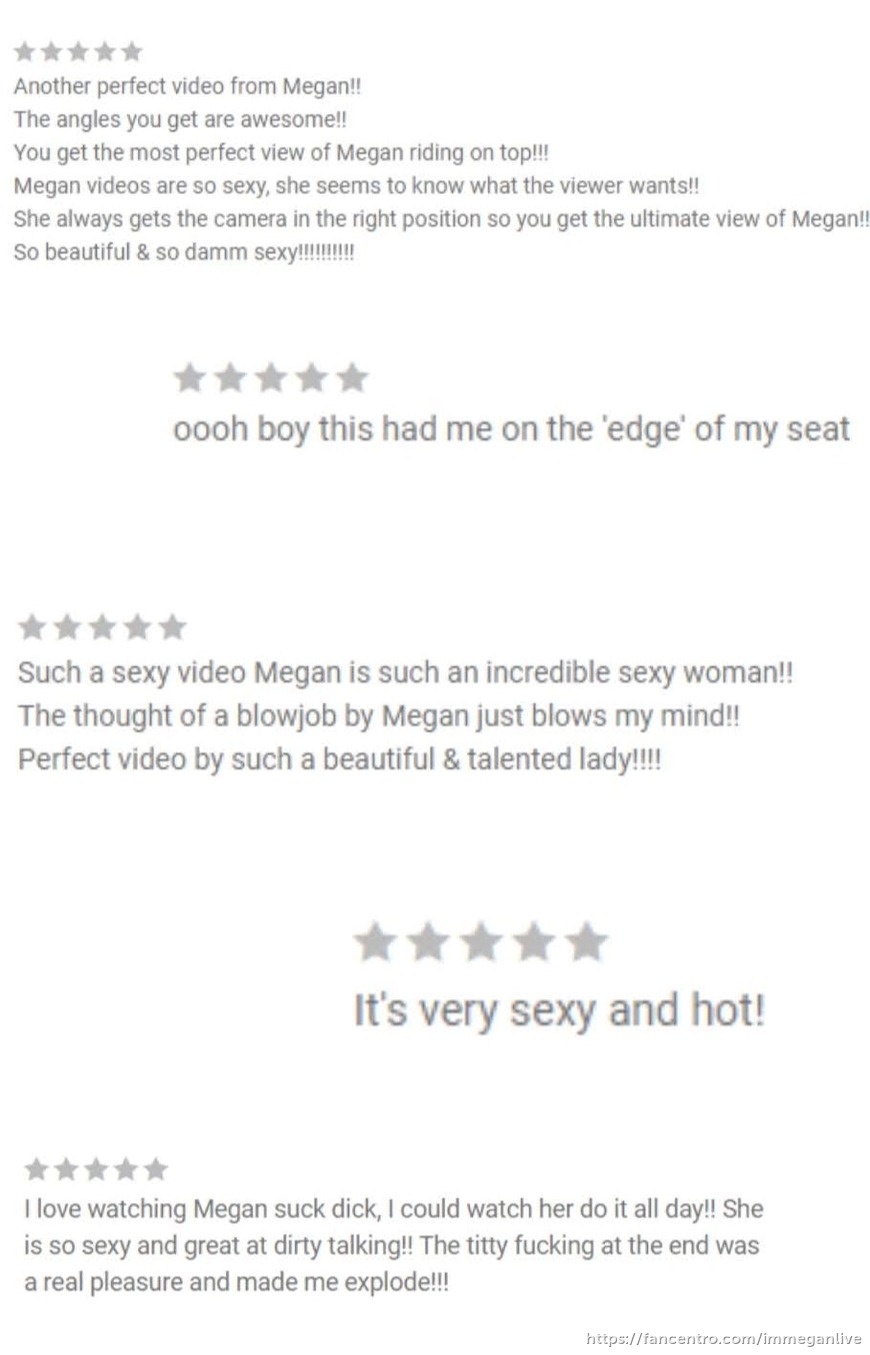 Some of your reviews after watching the exclusive videos 💦