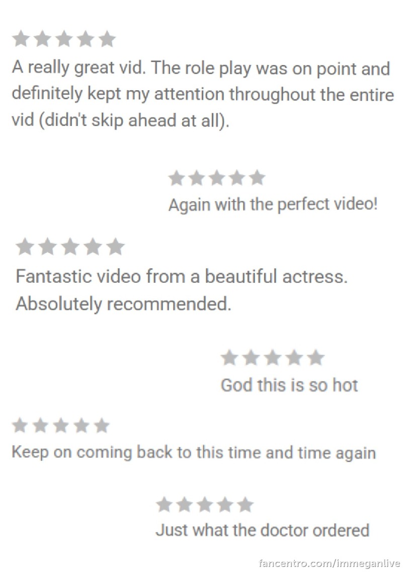 Some of your reviews after watching the exclusive videos 💦 1