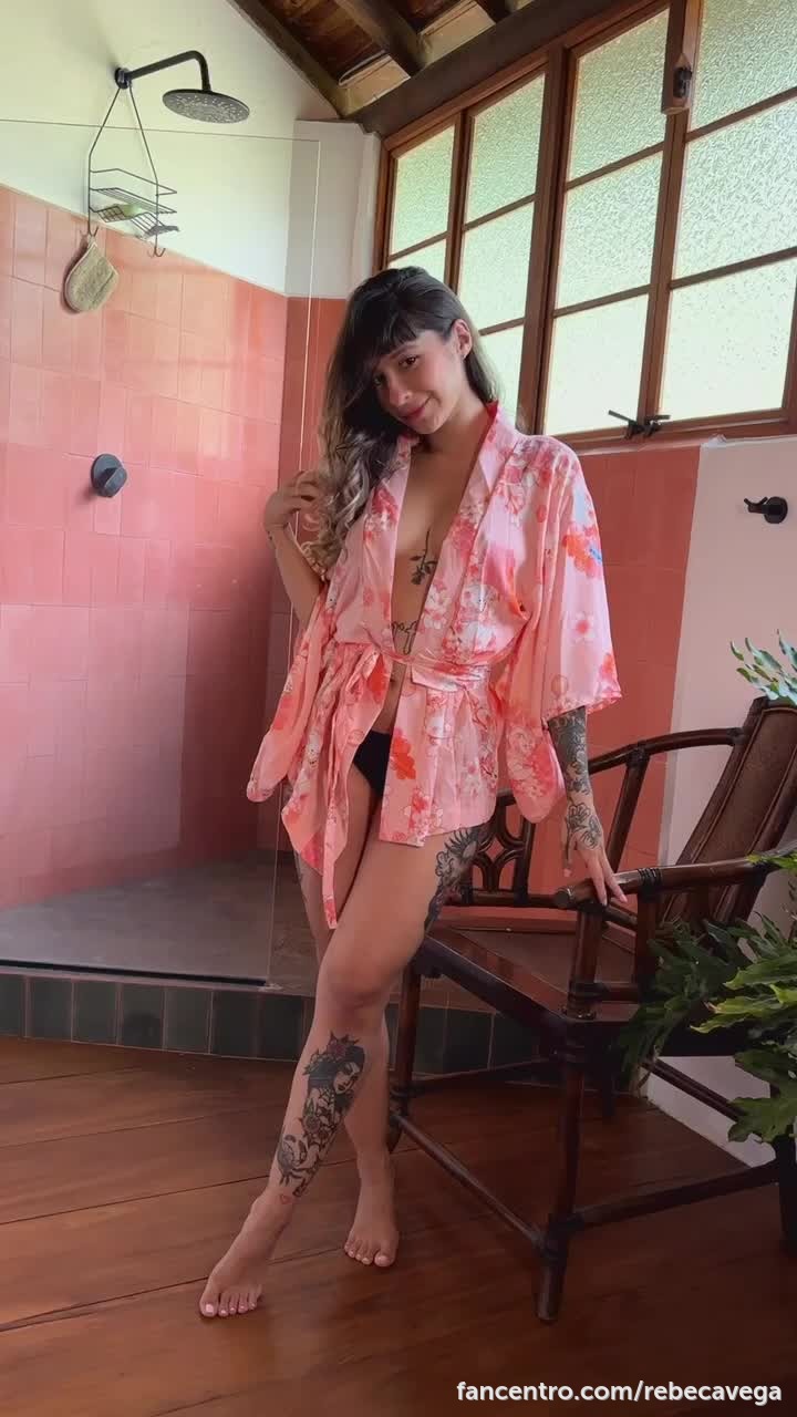 What do you think about my new robe? 🤭 1foreground