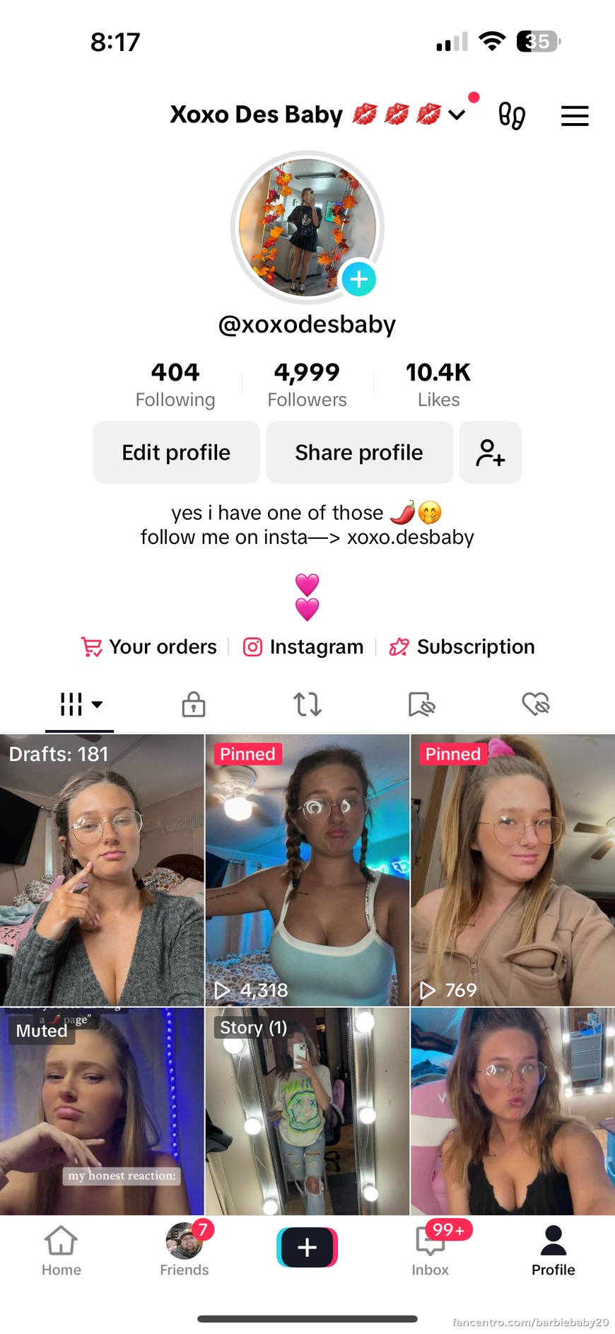 follow my tiktok for more fun! 1