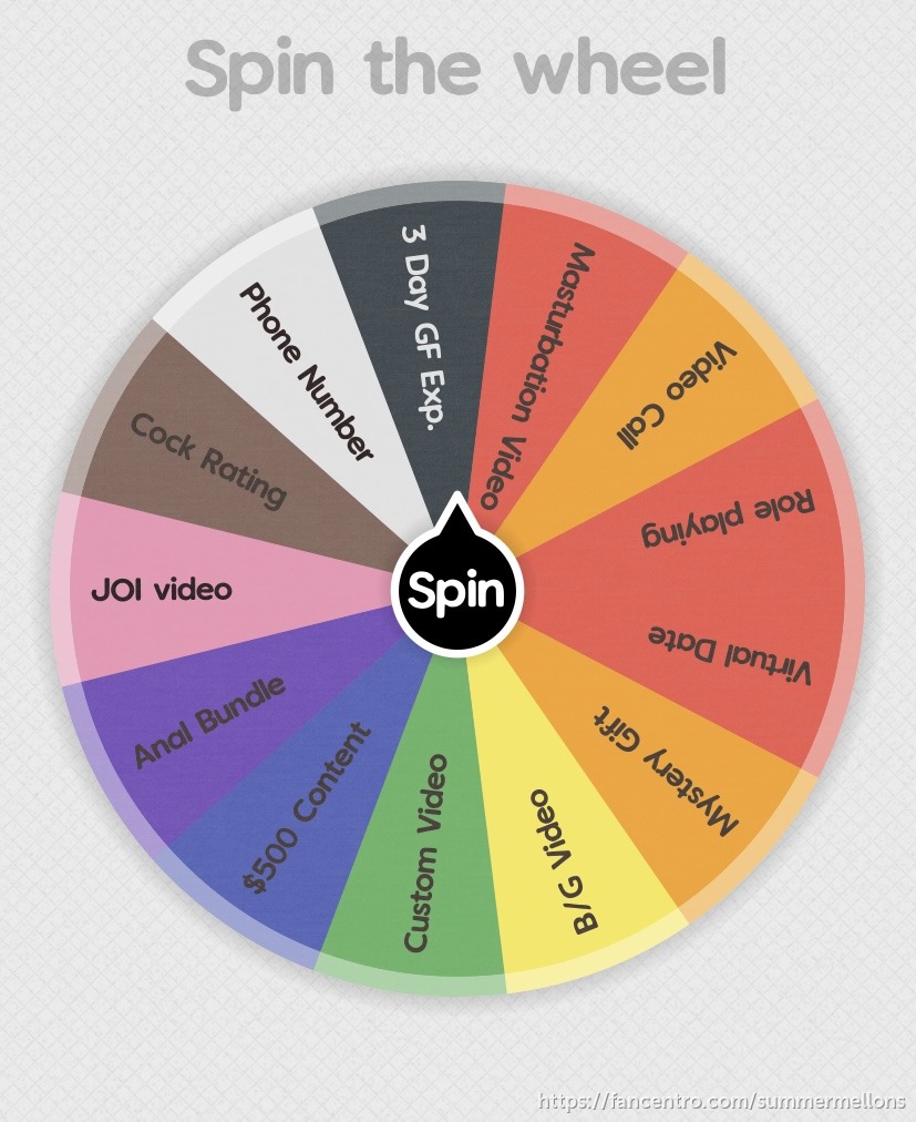 Want a HOT Video Call? Let’s spin my wheel and test your luck