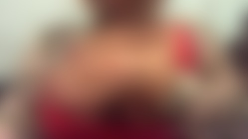 Playing with my big titties in my red dress  - post hidden image