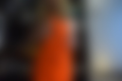 Hot orange apron - post hidden image